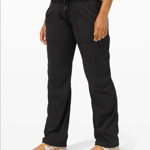 Lulu lemon lined wide leg dancer pants size 6